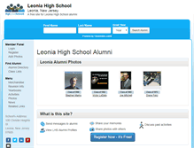 Tablet Screenshot of leoniahighschool.net